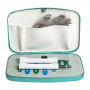 Аппарат для микротоковой терапии Gezatone Biolift 608 с открытой крышкой и панелью управления