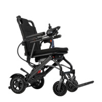 Кресло-коляска с электроприводом Ortonica Pulse 610 складная, 18 кг, с пультом на спинке и дистанционным пультом