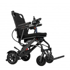 Кресло-коляска с электроприводом Ortonica Pulse 610 складная, 18 кг, с пультом на спинке и дистанционным пультом