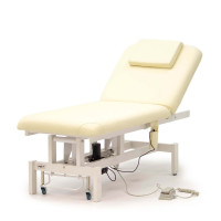 Кушетка медицинская электрическая МЕТ KS-150 для осмотра, процедур и массажа с вырезом для лица