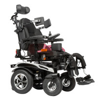 Кресло-коляска с электроприводом Ortonica Pulse 350 с подголовником, абдуктором и регулируемой спинкой, до 150 кг