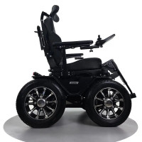 Кресло-коляска вездеход с электроприводом Caterwil Ultra 4WD PRO, автомобильные колёса 425 мм, 12 км/ч, клиренс 130 мм