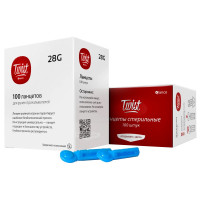 Ланцет для прокалывателя универсальный TWIST 28G 100 шт