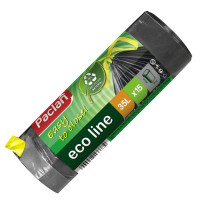 Мешки для мусора Paclan Eco line 35 л с завязками 15 шт