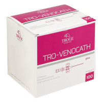 Катетер внутривенный TRO-VENOCATH plus G22 с инъекционным портом