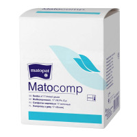 Салфетки Matopat Matocomp марлевые стерильные 12 слоев 17 нитей 7,5х7,5 см 5 шт