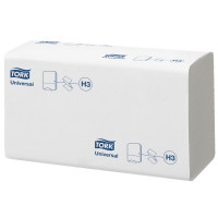 Полотенца Tork Universal 290158 ZZ сложение 1 слой 23х23 см 300 листов 15 шт