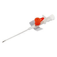 Катетер внутривенный Integral Medical products с крыльями и дополнительным портом 22G 50 шт