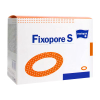 Повязка Matopat Fixopore S нетканая с подушечкой стерильная овал 6,5х9,5 см 50 шт