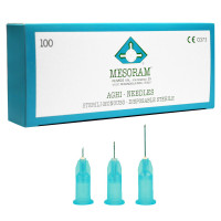 Игла для мезотерапии MESORAM 27G 0,4х12 мм просвет 0,18 мм 100 шт