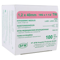 Игла инъекционная SFM 1,2х40 мм 18G 100 шт