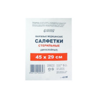 Салфетки Ахтамар марлевые стерильные 2 слоя 29х45 см 5 шт