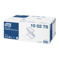 Полотенца Tork Premium 100278 ZZ сложение 2 слоя 23х23 см 200 листов 15 шт